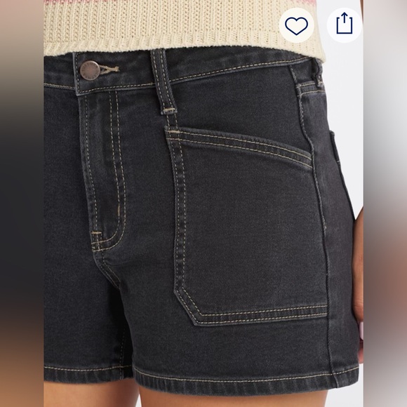 Just USA Dark Denim Jean Shorts - Picture 4 of 12